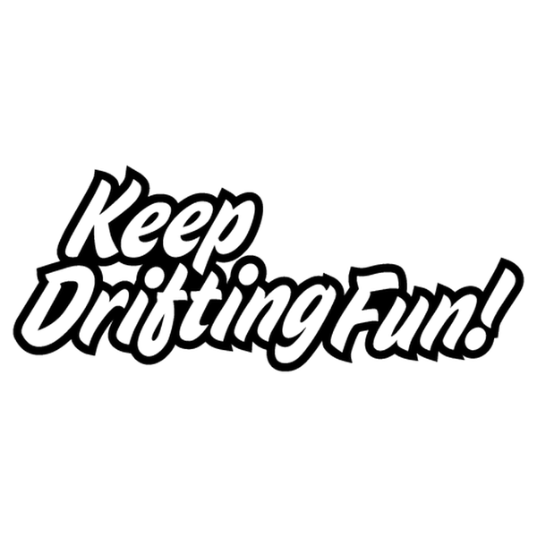Keep Drifting Fun Sticker